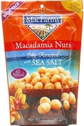 MacFarms Dry Roasted with Sea Salt Macadamia Nuts, 12-Ounce Bag (Pack of 6)