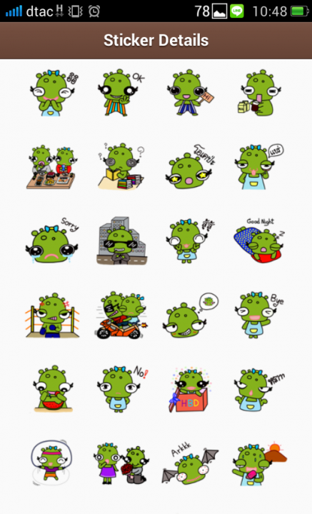 Monster Midori สติ๊กเกอร์ไลน์มาใหม่ ฝีมือนักศึกษาไทย รูปที่ 3