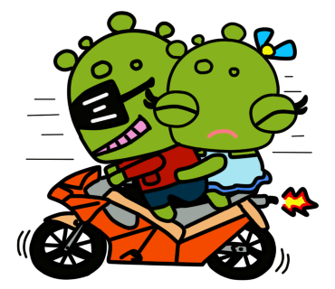 Monster Midori สติ๊กเกอร์ไลน์มาใหม่ ฝีมือนักศึกษาไทย รูปที่ 4
