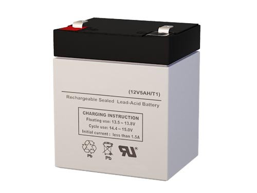 DJW12-4.5 12 Volt 5 AmpH SLA Replacement Battery with F1 Terminal ( Battery SigmasTek ) รูปที่ 1