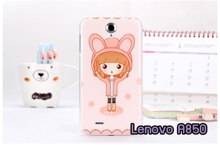 M558-05 เคสแข็ง Lenovo A850 ลาย Fox รูปที่ 2