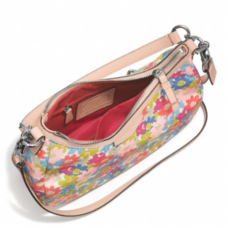 กระเป๋า COACH รุ่น SIGNATURE STRIPE FLORAL PRINT DEMI CROSSBODY F30661 รูปที่ 4