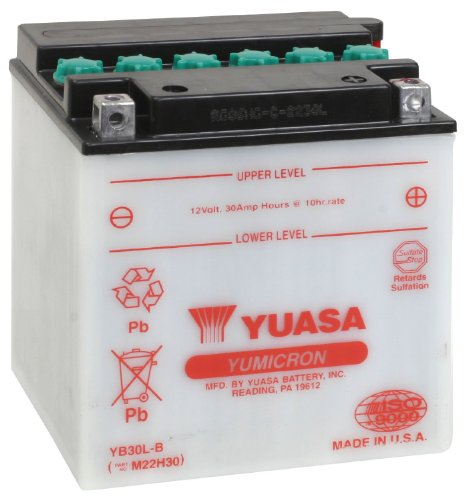 Yuasa YUAM22H30 YB30L-B Battery ( Battery Yuasa ) รูปที่ 1