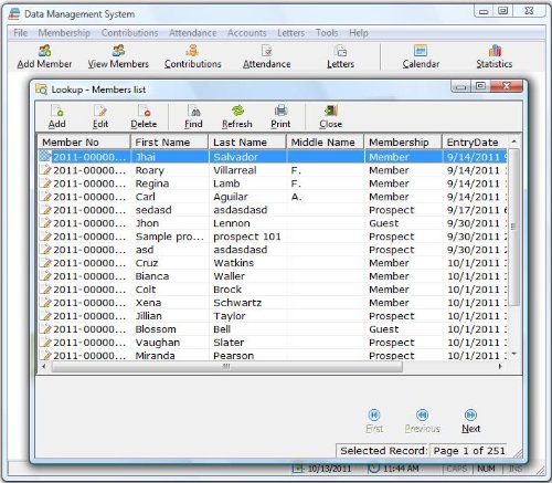 Customer and Contact Management Professional Software; Windows Only CD-ROM; Single License (1,000,000 Contacts); contact management database   รูปที่ 4
