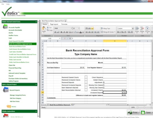 Vitalics Accounting Internal Control Software [Download] [ 1.1.5 Edition ] [PC Download] รูปที่ 3