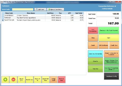 Checkout Plus Resturants and Bars Point of Sale Checkout Software; Inventory Management & Control, Touchscreen Point of Sale; Software Only Windows Only CDROM  [Pc CD-ROM] รูปที่ 3