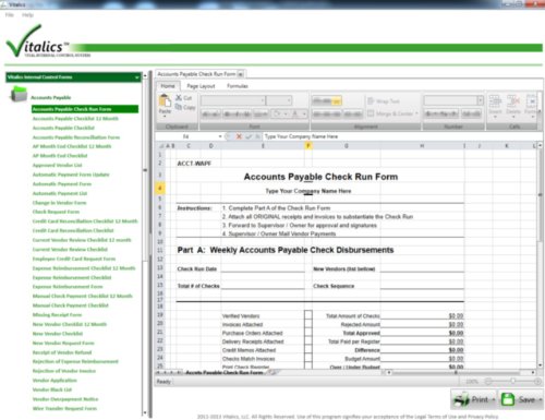 Vitalics Accounting Internal Control Software [Download] [ 1.1.5 Edition ] [PC Download] รูปที่ 4