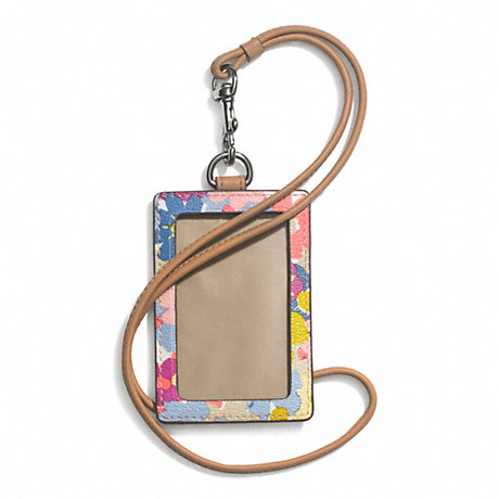 สายคล้องคอ COACH PEYTON FLORAL LANYARD ID F69802 รูปที่ 3