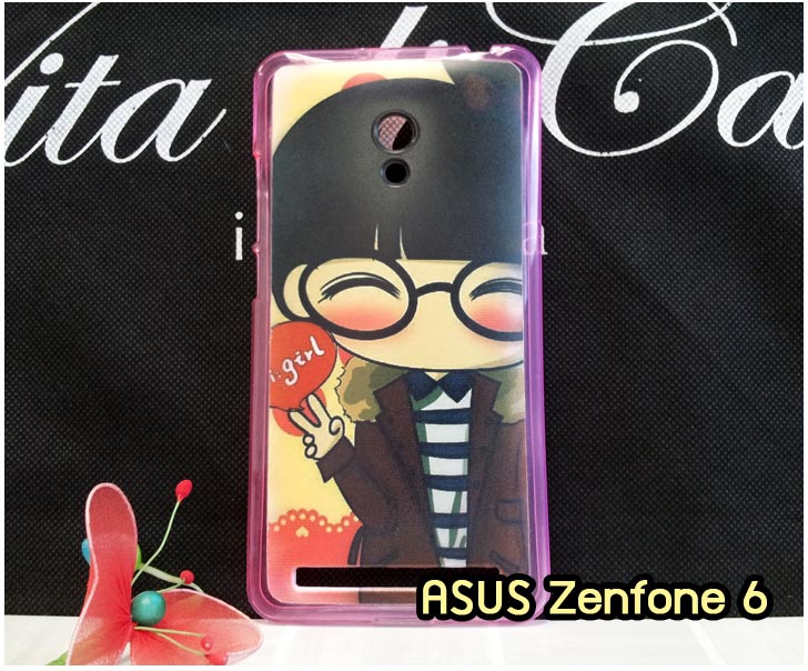 M806-02 เคสซิลิโคน ASUS ZenFone 6 ลาย Hi Girl รูปที่ 2