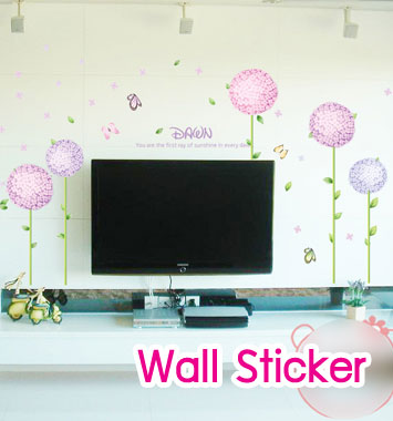 Wall11 Wall Sticker ลายดอกไม้ รูปที่ 1
