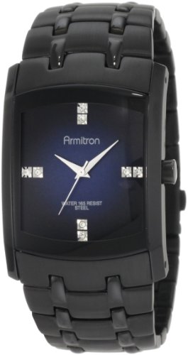 Armitron Men's 204507DBTI Stainless Steel Watch with Swarovski Crystals รูปที่ 1