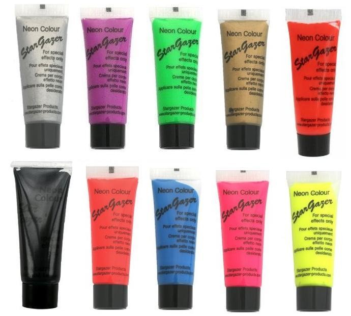 Stargazer Neon Face & Body Paint 10 ml. ส่งฟรีลงทะเบียน รูปที่ 4