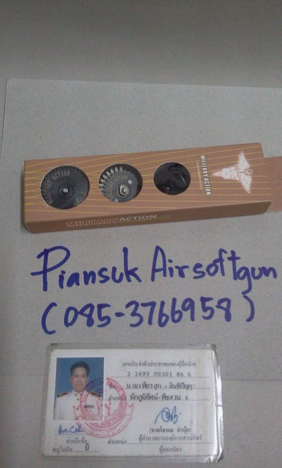 Piansuk Airsoftgun (อั้ม บีบีกัน เซอร์วิส) จำหน่ายอุปกรณ์และอะไหล่ BB Gun รับซ่อมและดูแลอุปกรณ์สำหรับกีฬา BB Gun ในราคาเป็นกันเอง สนใจติดต่อ : คุณเบ (ชลบุรี) 085-3766958 รูปที่ 2