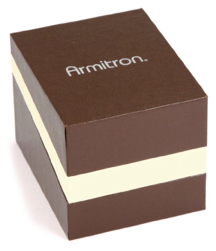 Armitron Men's 20/4759CHGP Gold-Tone Rectangle Dial Dress Bracelet Watch รูปที่ 4