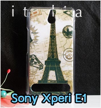 M810-01 เคสแข็ง Sony Xperia E1 ลายหอไอเฟล รูปที่ 1