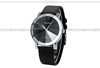 รูปย่อ SINOBI Crystal Elegant Mens Women Black Quartz Leather Wrist Quartz Watch Gift SNB021 รูปที่2