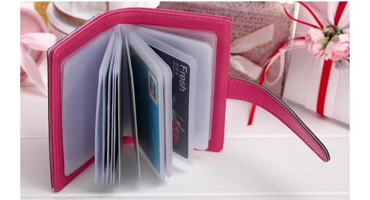 WL14-03 กระเป๋าใส่บัตรเครดิต สีดำ รูปที่ 5