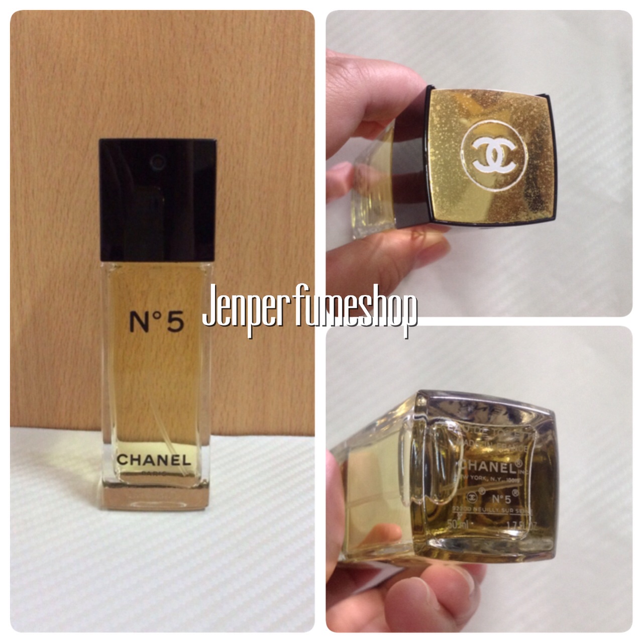จำหน่ายน้ำหอมของแท้ 100%  ( no box ) - Chanel  No.5 EDT 50 ml. รูปที่ 1