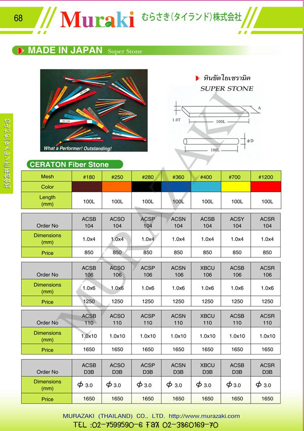   ขายหินขัด  SUPPERSTONE  XBC FIBER STONE    027599590  ติดต่อคุณยา  รูปที่ 1