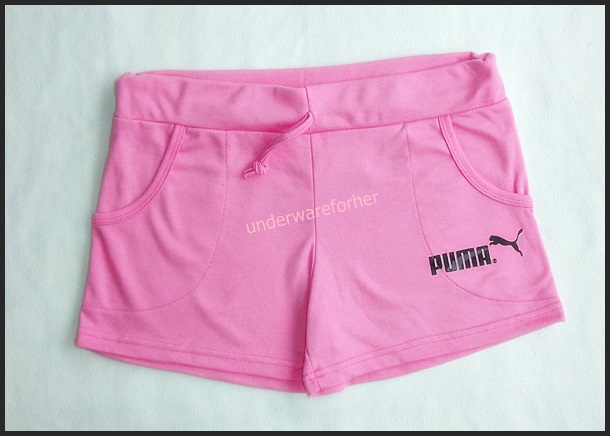 กางเกงขาสั้น  PUMA สีชมพู สวยๆ รูปที่ 1