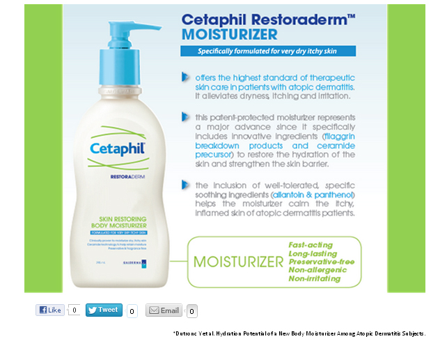 Cetaphil Restoraderm Body Moisturizer 295 ml.สำหรับลูกน้อยที่ทรมานจากภูมิแพ้ผิวหนังผื่นคันแพทย์ผิวหนังเลือกใช้ รูปที่ 6