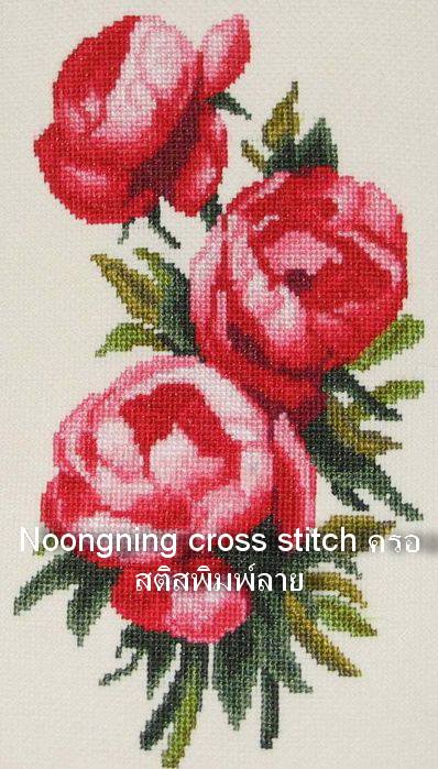 ชุดปักครอสติสสวยๆ พิมพ์ลายลงบนผ้า ครอสติส งานฝีมือ งานปัก ของขวัญ กิ๊ฟชอบ ของที่ระลึก cross stitch ลดราคา27 รูปที่ 1