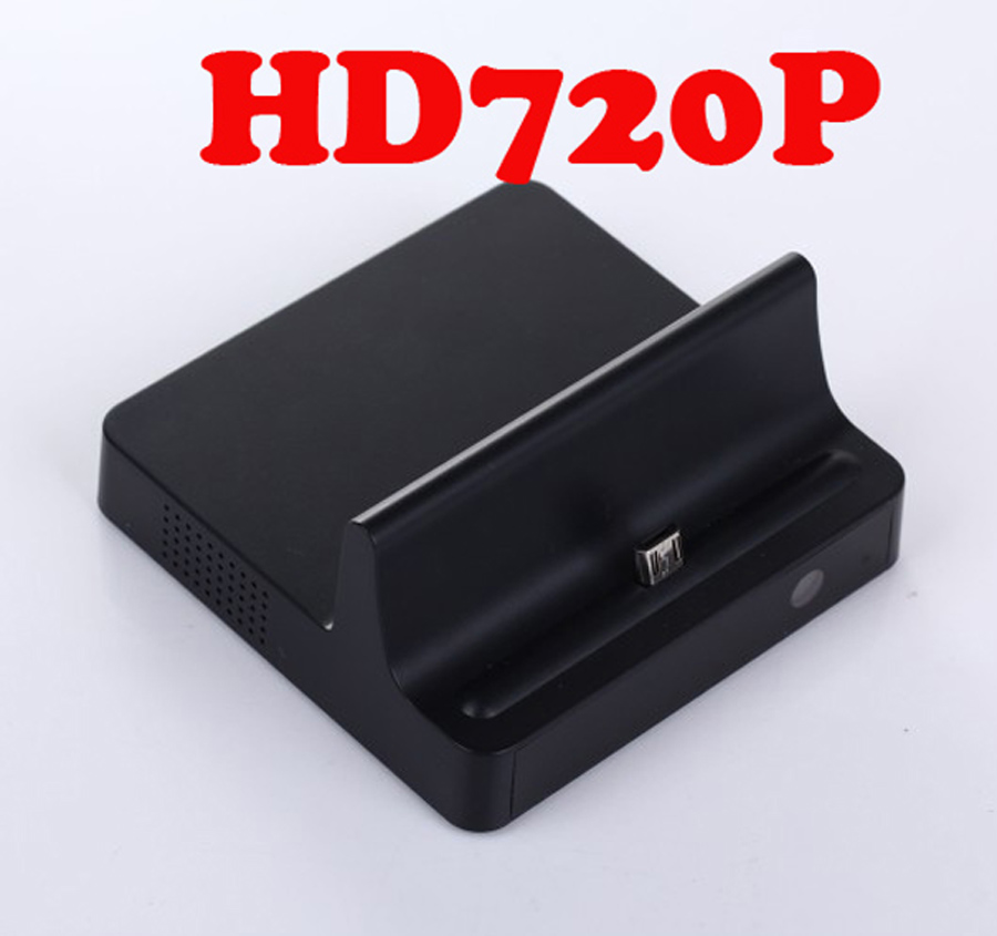 กล้องซ่อนในแท่นชาร์จแบตโทรศัพท์ซัมซุง HD720P หรือแอนดรอยด์ได้จริงทุกรุ่น มีรีโมทควบคุมการทำงานระยะไกล รูปที่ 3
