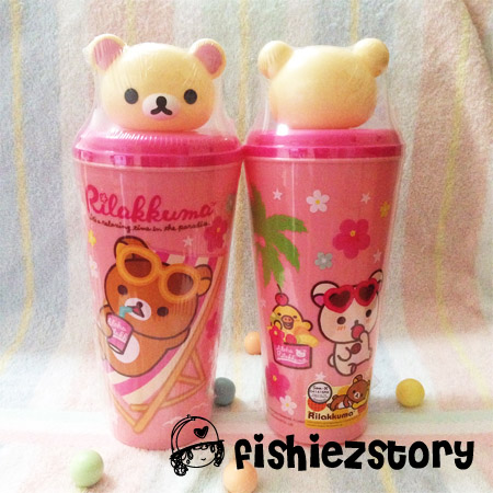 แก้วน้ำรีแลกคุมะหัวโต (Rilakkuma Big Glass) รูปที่ 5