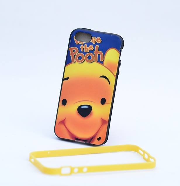 เคสไอโฟน5/5S เคสแบบฝาหลังลายการ์ตูน ขอบข้างถอดได้ รูปที่ 4
