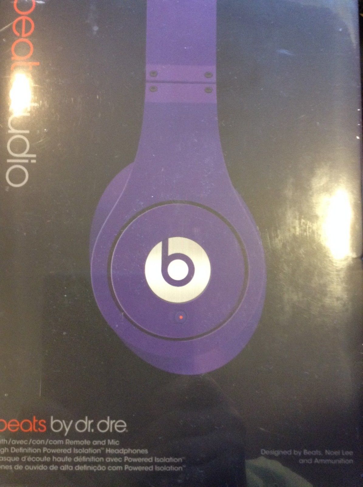 Beats by Dr.Dre รุ่น Studio สีม่วง ของแท้ ยังไม่แกะ seal ขายเพราะซื้อมาผิดสี รูปที่ 2