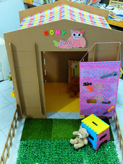 ขายบ้านของเล่นเด็ก บ้านเด็ก ขนาดเท่าตัวเด็ก ของเล่นบ้านตัวต่อ ประกอบง่าย เล่นสนุก ตกแต่งให้สวยงามตามจินตนาการ รูปที่ 7