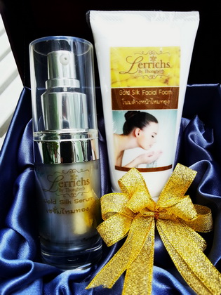 Lerrichs Gold Silk Night Serum        เซรั่ม ไหมทอง โปรตีนไหม เข้มข้นพิเศษ  มากกว่า.. นุ่มนวลดุจแพรไหม    ลึกซึ้งเหนือ.. รูปที่ 1