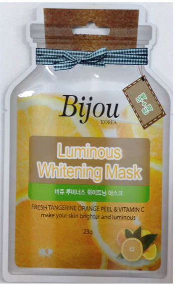 Bijou mask บิจูน ลูมิแนนซ์ ไวท์เทนนิ่ง มาส์ก ของแท้ จากเกาหลี รูปที่ 1
