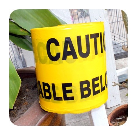 เทป Undeground warning เทปเตือนใต้ดิน รูปที่ 2
