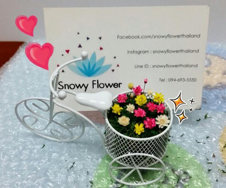 เปิดรับตัวแทนจำหน่าย Snowy Flower ดอกไม้จริงที่หุบ และบานได้เอง รูปที่ 4