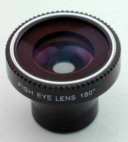 เลนส์กล้องมือถือ Fish eye 180 องศา รูปที่ 2