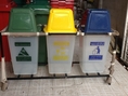 ถังขยะพลาวติก แยกประเภทจำหน่าย-ผลิตพลาสตืกใสแยกชนิดขยะโปร่งงายต่อการทิ้งขยะรณรงค์สิ่งเเวดล้อมถังขยะแยกขยะ