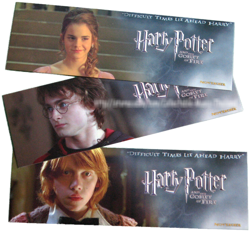 ที่คั่นหนังสือแฮร์รี่ พอตเตอร์ Harry Potter and The Goblet of Fire ชุด 20 แผ่น รูปที่ 3