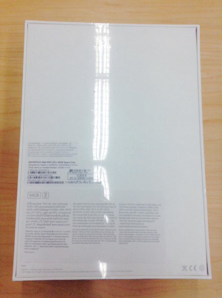 iPad Air Wifi+Cellular 64 GB สีเทา รูปที่ 2
