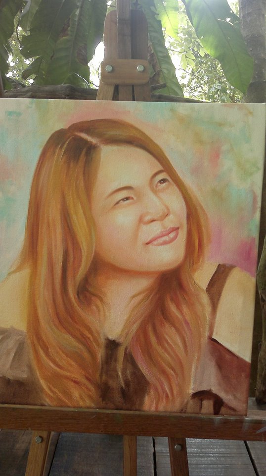 รับวาดภาพเหมือน สีน้ำมัน สีน้ำ รูปที่ 2