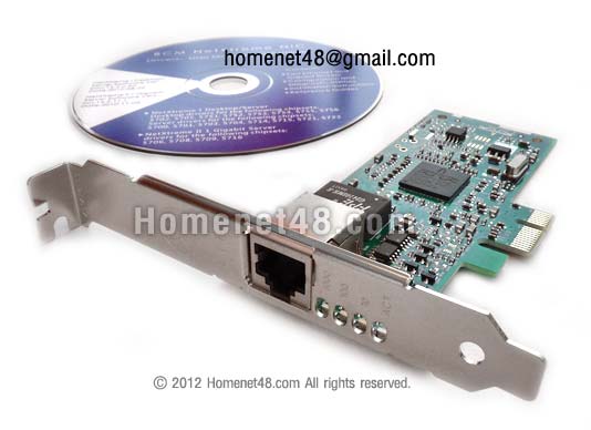 PCI-E 1x Lan Card Gigabit 10/100/1000 (1 Port) Diskless Linux รูปที่ 1