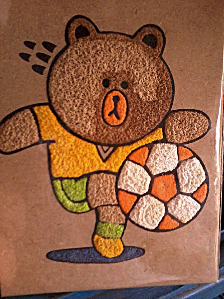 จำหน่ายเปเปอร์เคล (PaperClay) กระดานจิ้มแปะ ศิลปะบนแผ่นไม้ (ปลีก-ส่ง) รูปที่ 4