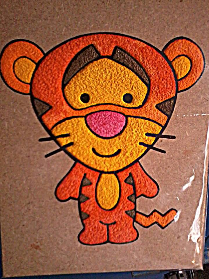 จำหน่ายเปเปอร์เคล (PaperClay) กระดานจิ้มแปะ ศิลปะบนแผ่นไม้ (ปลีก-ส่ง) รูปที่ 6