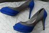 รูปย่อ รองเท้า charles and keith รุ่น ck1- 60360574 สี blue มือสอง size 39 รูปที่4