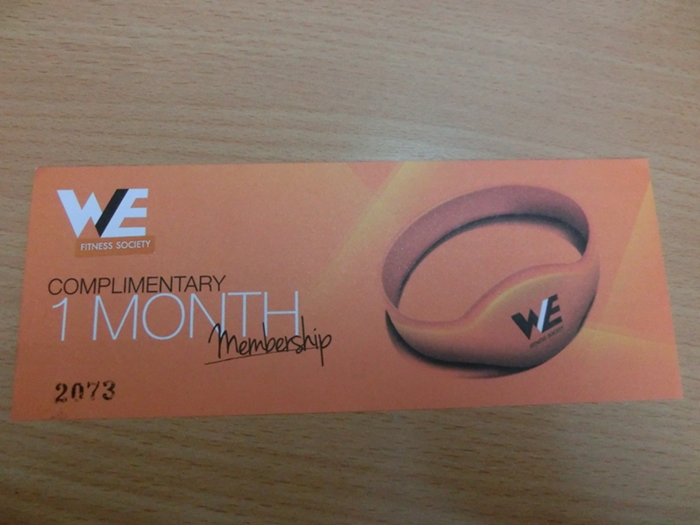 ขายบัตร WE Fitness Society Complimentary Card รูปที่ 1