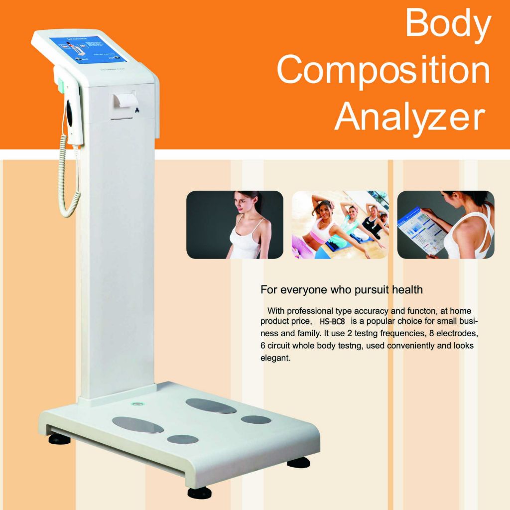 เครื่องวัดไขมัน เครื่องตรวจไขมัน Body Composition Analyzer With Thermal Recorder-hosmed รูปที่ 1