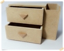 รูปย่อ งานดิบไม้ mdf กล่องใส่นามบัตร 2 ชั้น งานไม้ สำหรับ Decoupage รูปที่5