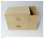 รูปย่อ งานดิบไม้ mdf กล่องใส่นามบัตร 2 ชั้น งานไม้ สำหรับ Decoupage รูปที่4