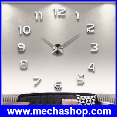 นาฬิกาตกแต่งผนัง DIY Wall Clock Home Decor 3D (DWC003) รูปที่ 1