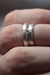 รูปย่อ แหวนเงินผิวทำลวดลาย Handmade Silver Ring with etched or hammered surface รูปที่5